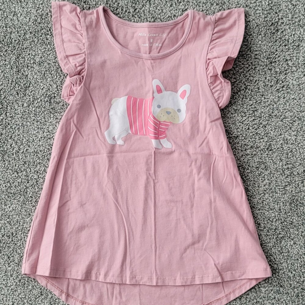 Millie Loves Lily  Girls Pink  Shirt Size 8